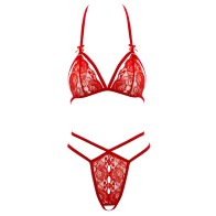 Cottelli Lace Set Red Large