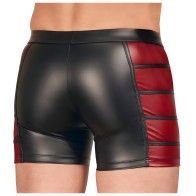 NEK Matte Look Pants - Black and Red - X Large