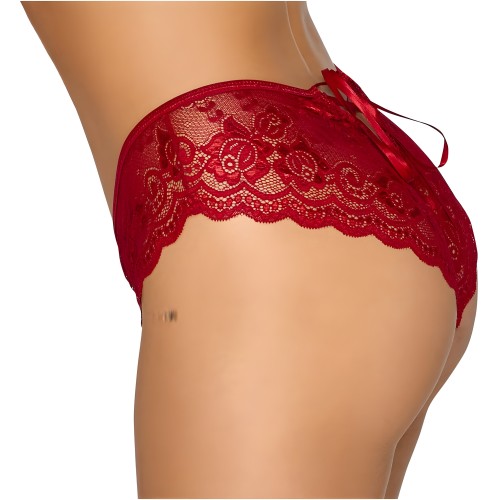 Panties Crotchless Rojas Cottelli