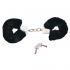 Bad Kitty Black Plush Handcuffs
