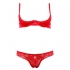 Cottelli Collection Red Lace Open Bra Set