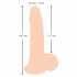 Nature Skin Dildo With Movable Skin 19cm