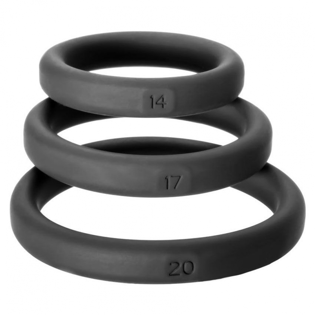 Perfect Fit XactFit Cock Ring Sizes 14, 17, 20